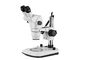 0.8X ~ 5X 급상승 객관적인 Mikroskop 43.5mm ~ 211mm 효과적인 거리 입체 음향 현미경 협력 업체